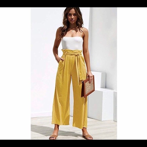 Pants - 🆕Cotton Soft Palazzo Wide Leg Pant with Pockets